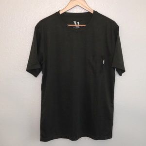 Men’s Vuori Tradewind Tee, dark green, L